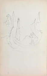 Italian Sketchbook: Gondola Page 35, 1898-1899
