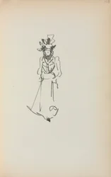 Italian Sketchbook: Standing Woman (page 118)