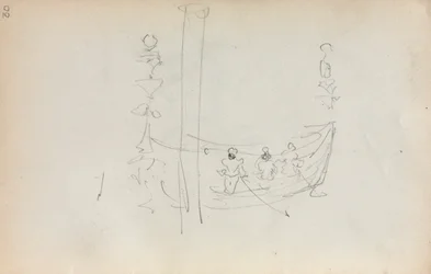 Italian Sketchbook: Venetian Boat, page 30, 1898-1899