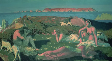 A Seascape in Green Tones