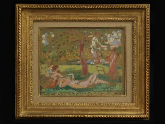 Autumn Bucolics or Under the Apple Tree