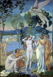 The Story of Psyche (Panel 1: Eros Struck by the Beauty of Psyche)