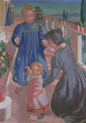 The First Steps on the Terrace at Fiesole