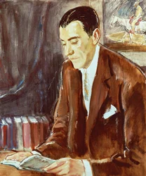 Portrait of Ramon Perez de Ayala (1881-1962), Spanish writer