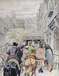 Assassination of Henri IV by Francois Ravaillac in the rue de la Ferronerie on 14th May 1610, c.1900
