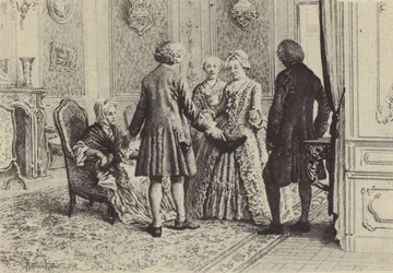 Illustration for Book XI of Les Confessions de Jean-Jacques Rousseau