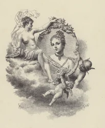 Illustration for Manon Lescaut (engraving)