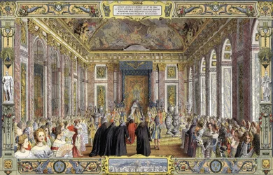 Reparation made to Louis XIV known as the Sun King