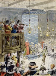 The ball at the court (under Louis XIII) - in 