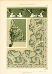 Decorative Animal Ornaments with Deer and Marine Creatures