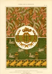 Water Birds and Maritime Motifs in Art Nouveau