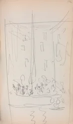 Italian Sketchbook: Boat with Figures (page 172)