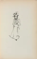 Italian Sketchbook: Standing Woman (page 118)