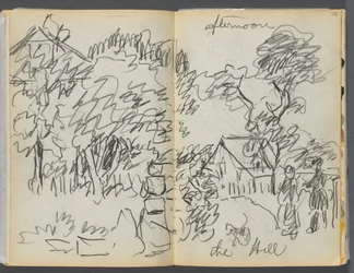Sketchbook- The Granite Shore Hotel, Rockport: Afternoon, the Hill