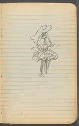 Sketchbook: Female Figure (page 123)