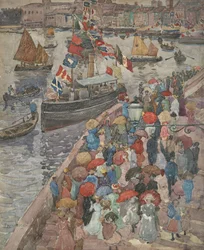 The Quai, Venice (recto); Venetia Marina (verso)