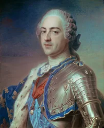 Portrait of Louis XV in Armor, with the Cords of the Order of the Holy Spirit and the Golden Fleece