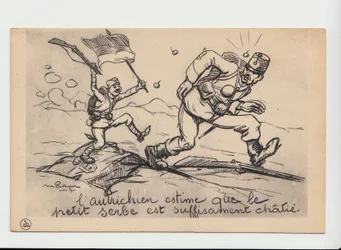 Postcard, Satirical in Black & White