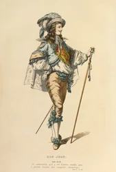 Costume for the role of Don Juan, c.1868