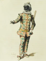 Harlequin in 1671