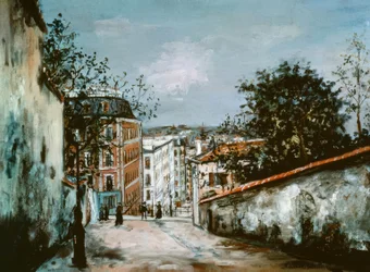 The Street of Mont-Cenis in Montmartre