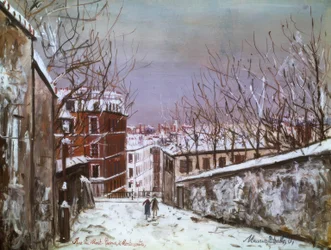 Street of Mont-Cenis in Montmartre