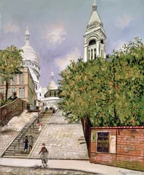 The Steps of the Sacre-Coeur, Montmartre