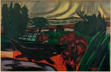Evening Garden in a Thunderstorm