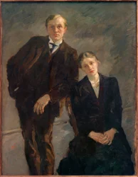 Double Portrait of Max Beckmann and Minna Beckmann-Tube
