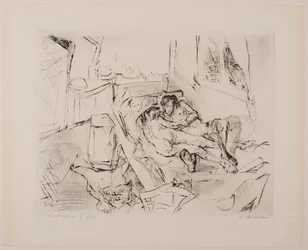 Lovers I, plate 4 from the portfolio Faces