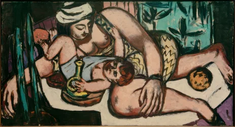 Mother with Playing Child