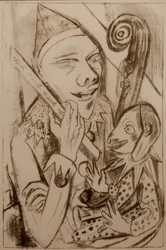 Pierrot with Mask