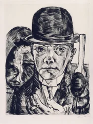 Self-Portrait with Bowler Hat