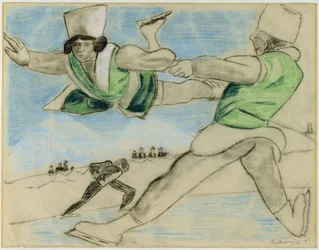 Skaters in Davos