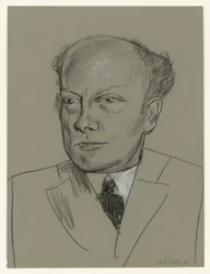 Study for the Portrait of Gottlieb Friedrich Reber (Head)