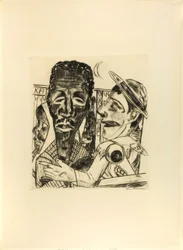 The Black Man, plate six from Jahrmarkt