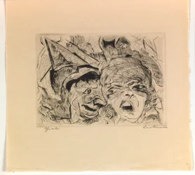 Theater, plate 8 from the portfolio “Faces”