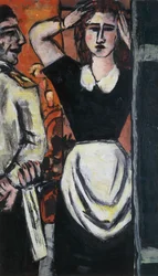 Waiter and coatroom attendant