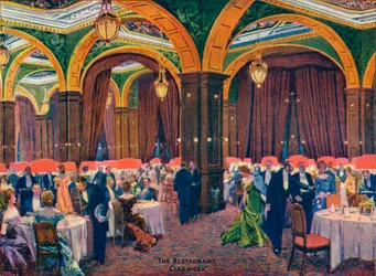 The Restaurant Claridges, 1905
