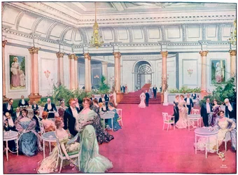 The Foyer at the Savoy Restaurant, London