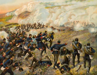 German Infantry Storming the Heights of Spicheren, Battle of Spicheren