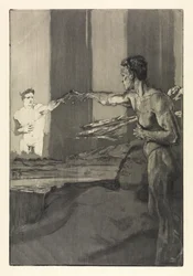 Philosopher (On Death, Second Part, Opus XI, Plate 4)