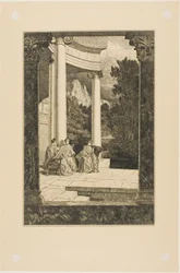 Psyche and her Sisters, plate 18 from Cupid and Psyche