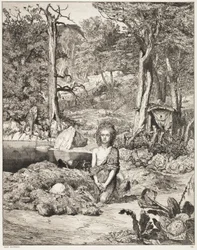 Simplicius at the Grave of the Hermit