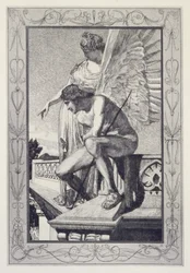 Venus shows Psyche to Cupid, plate 4 from the series “Cupid and Psyche: Opus V”