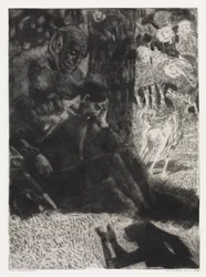 Magician and Knight (Tent, Opus XIV, Part 2, No. 34)