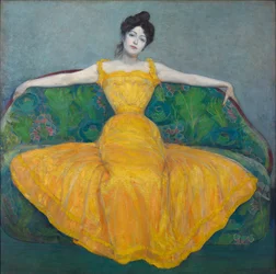 Lady in Yellow