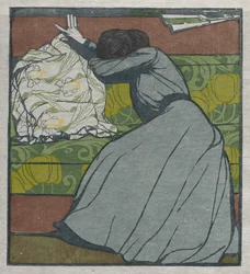 The Cushion (Martha Kurzweil Seated on a Divan)
