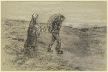 Worker Returning from Fieldwork with His Wife