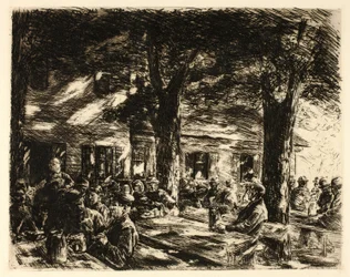 Beer Garden in Rosenheim